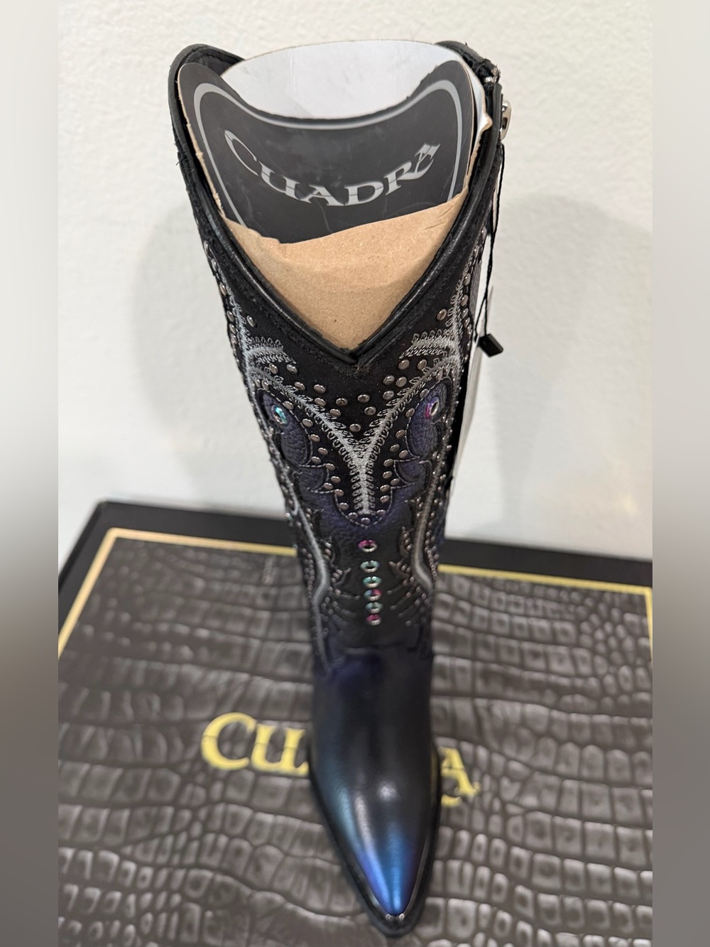 NIB CUADRA Women Leather High Boots size 7 - Picture 6 of 9